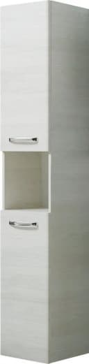 Quickset SAPHIR Hochschrank 30cm Eiche Weiß mit Türdämpfer Bild 4