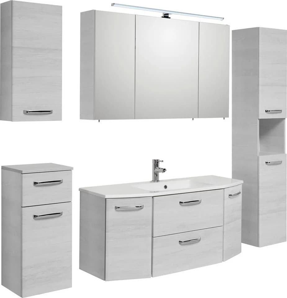 Badmöbel-Set SAPHIR Quickset 936 5-teilig mit LED-Spiegelschrank - Bild 2