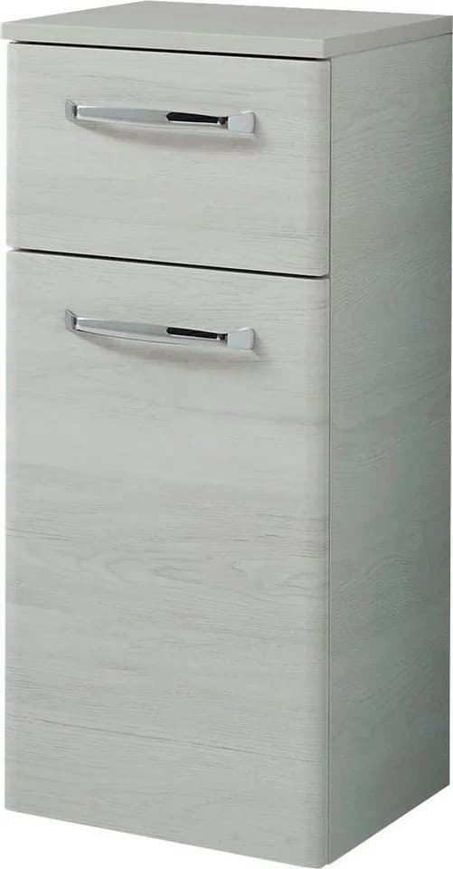 SAPHIR Quickset Badschrank 30cm Weiß Eiche Weiß mit Türdämpfer - Bild 2