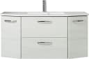 Waschtisch SAPHIR Quickset 110cm Eiche Weiß mit Mineralguss-Waschbecken Bild 1