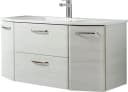 Waschtisch SAPHIR Quickset 110cm Eiche Weiß mit Mineralguss-Waschbecken Bild 2