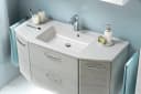 Waschtisch SAPHIR Quickset 110cm Eiche Weiß mit Mineralguss-Waschbecken Bild 3