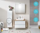 Midischrank SAPHIR Quickset 360 Weiß Glanz 2 Türen Wandhängend Bild 3