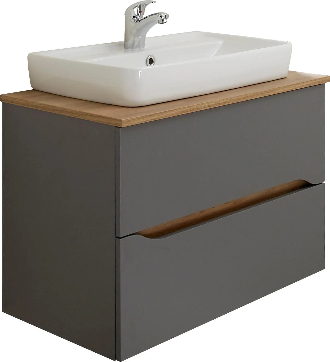 Baur Versand Waschtisch SAPHIR Keramik-Aufsatzbecken mit Unterschrank 73 cm