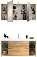 Badmöbel-Set SAPHIR Cassca Sprint Mineralmarmor-Waschtisch LED-Spiegelschrank Bild 5