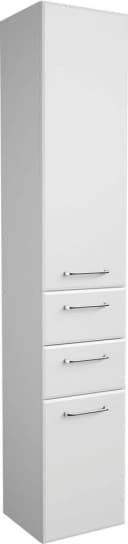 Quickset Hochschrank SAPHIR Weiß Hochglanz mit Türdämpfung Bild 2