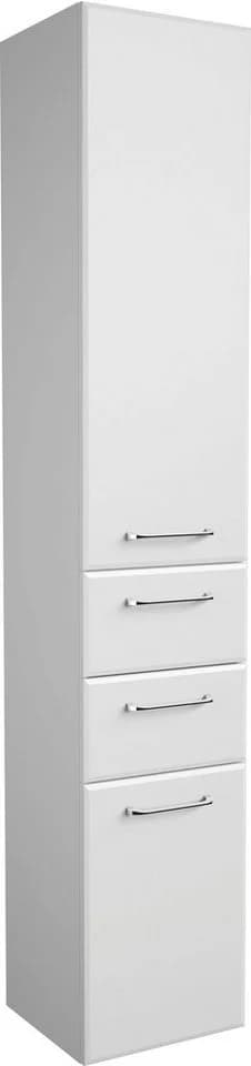 Quickset Hochschrank SAPHIR Weiß Hochglanz mit Türdämpfung - Bild 2