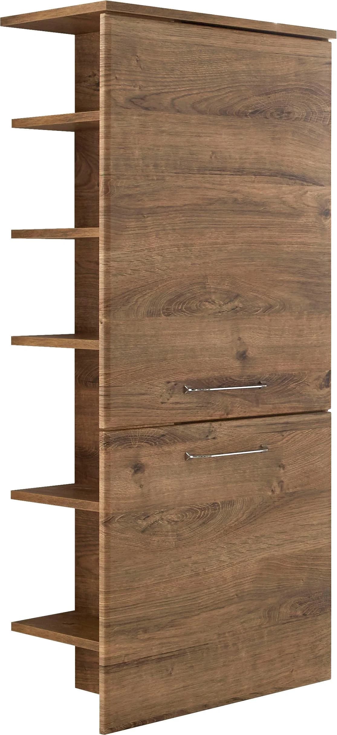 Midischrank SAPHIR Quickset Badschrank 50 cm 2 Türen Chrom