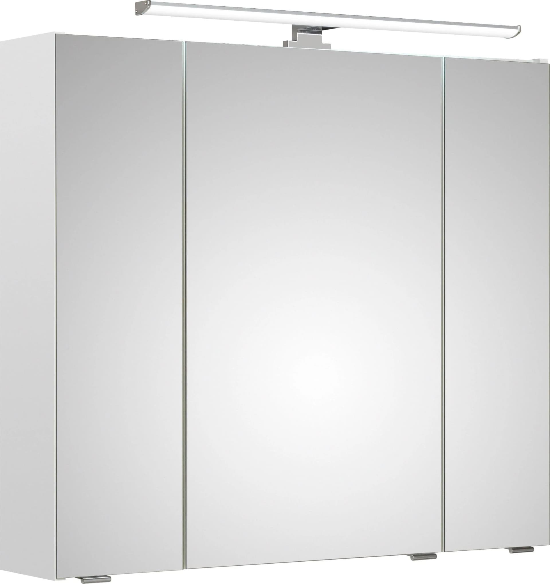 Spiegelschrank SAPHIR Quickset Badschrank 3 Spiegeltüren 6 Einlegeböden 80 cm