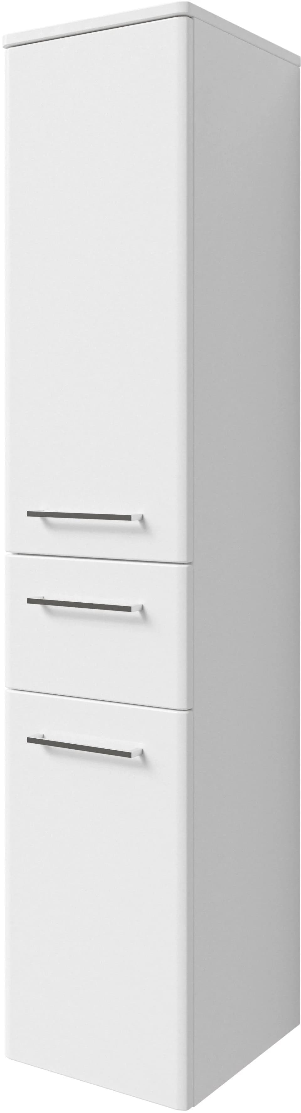Midischrank SAPHIR Quickset 316 Weiß Hochglanz 2 Türen 1 Schublade