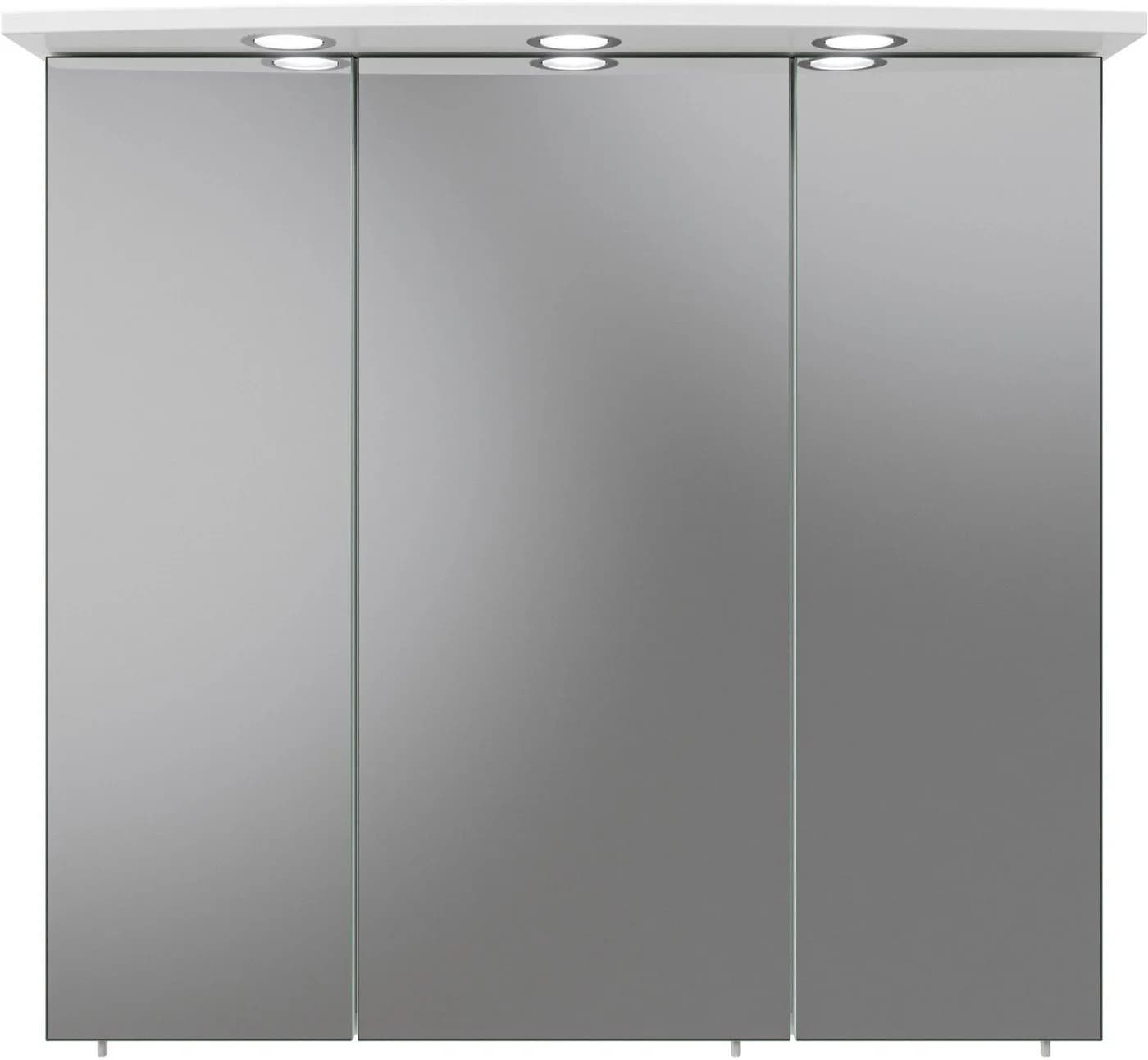 Spiegelschrank SAPHIR Quickset 316 Weiß Glanz 3 Spiegeltüren LED - Bild 3