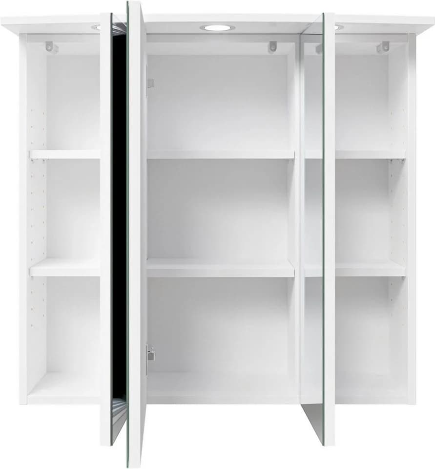 Spiegelschrank SAPHIR Quickset 316 Weiß Glanz 3 Spiegeltüren LED - Bild 4