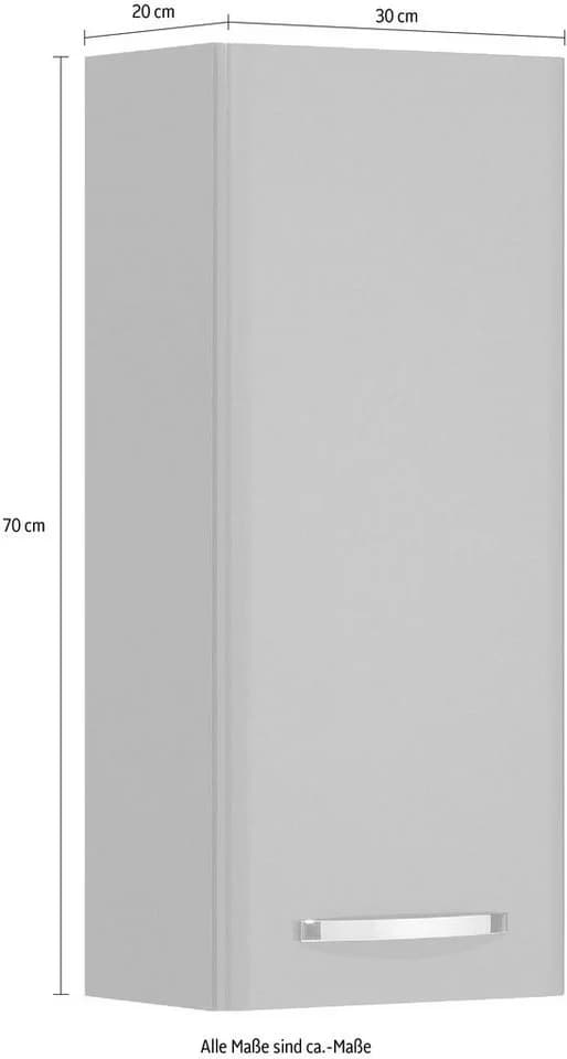Hängeschrank SAPHIR Quickset 327 Wand-Badschrank 30 cm Anthrazit Hochglanz - Bild 4