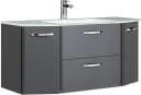 Badmöbel-Set SAPHIR Quickset 327 mit LED-Spiegelschrank Anthrazit Hochglanz Bild 3