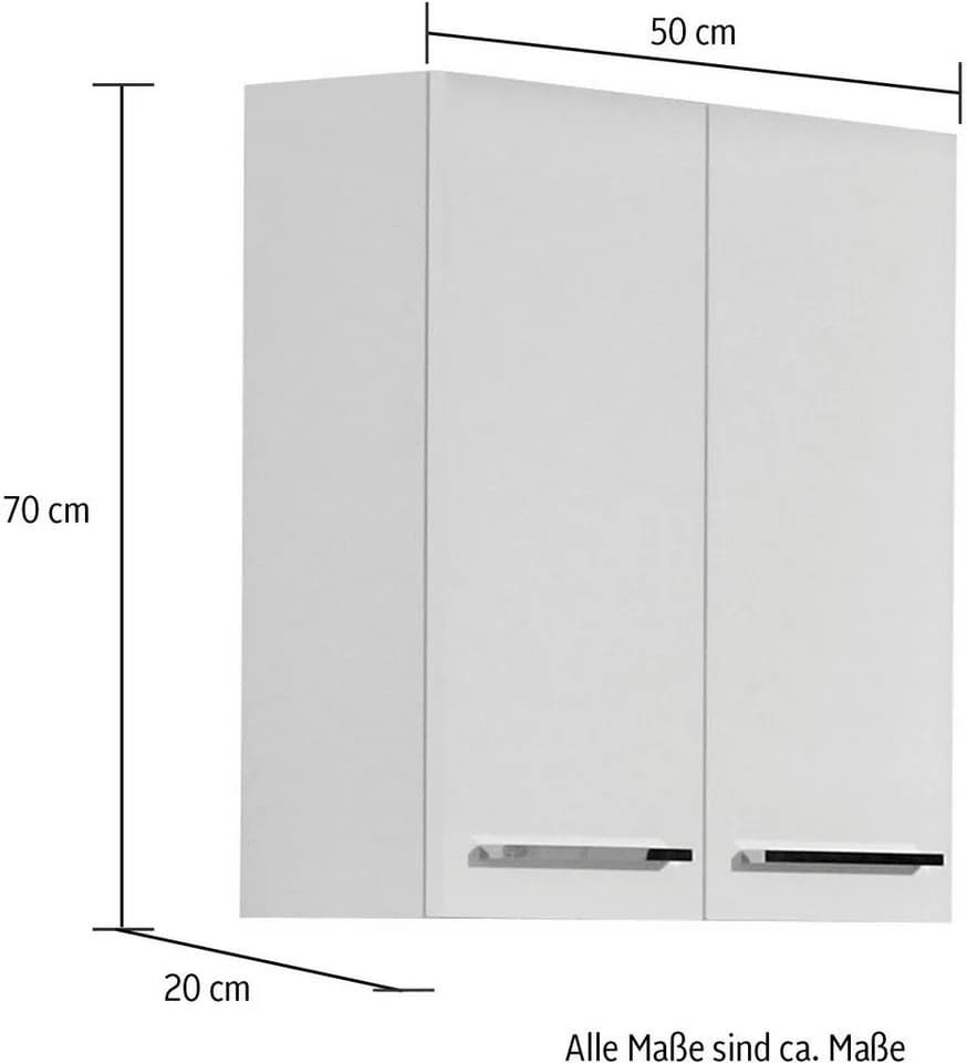 SAPHIR Hängeschrank Quickset 335 Weiß 2 Türen - Bild 4
