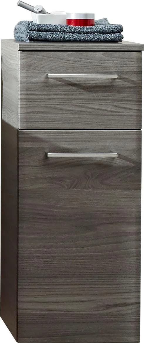 SAPHIR Quickset 916 Badschrank Grau Wandmontage 30cm