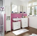 Hochschrank SAPHIR Quickset 928 Badschrank Weiß Landhaus-Stil Bild 1