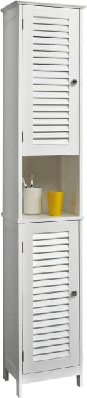 Hochschrank SAPHIR Quickset 928 Badschrank Weiß Landhaus-Stil Bild 5