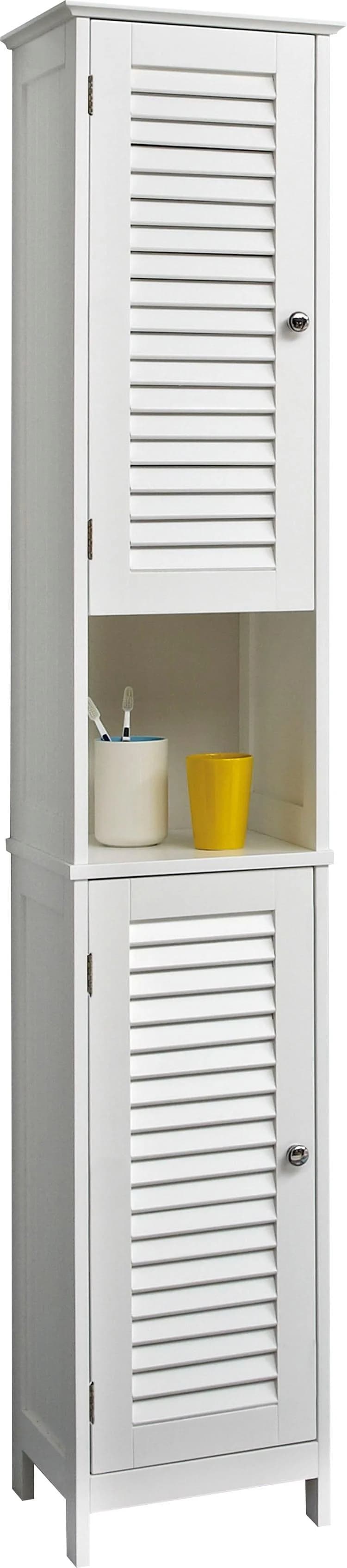 Hochschrank SAPHIR Quickset 928 Badschrank Weiß Landhaus-Stil - Bild 5