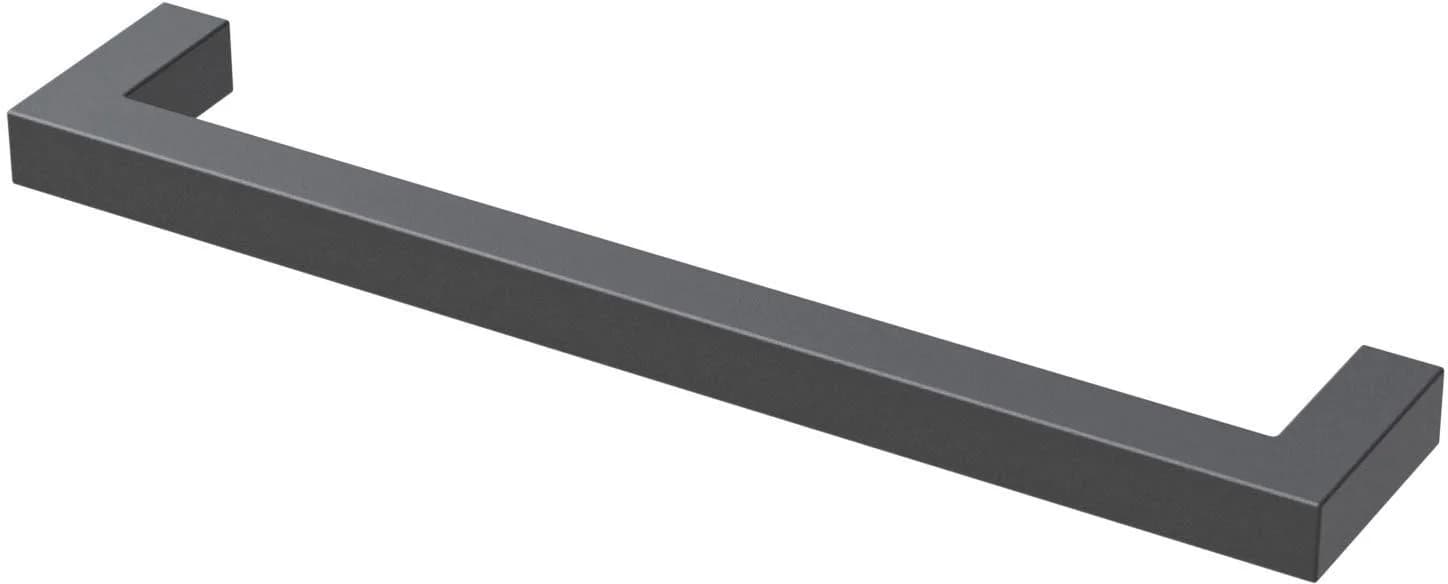 SAPHIR Quickset 945 Möbelgriff Schwarz Matt Aluminium Eckig
