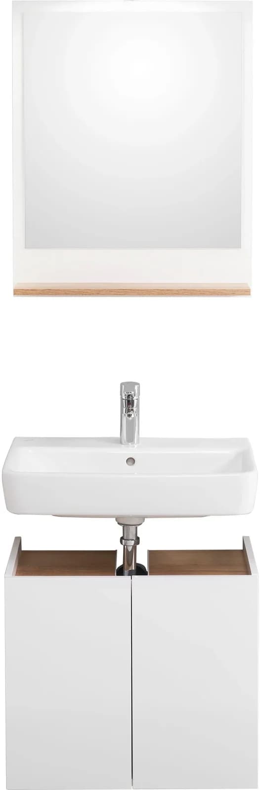 Badmöbel-Set SAPHIR Quickset 947 Weiß Glanz mit Spiegel