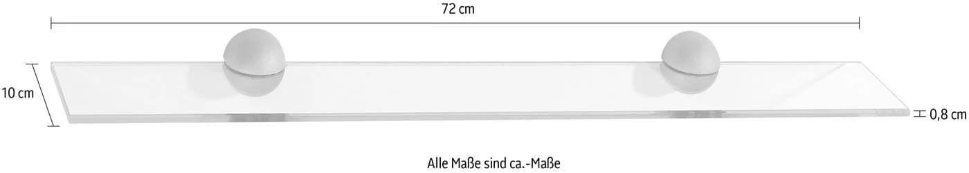 Saphir Quickset 955 Glasablage Wandregal Modern - Bild 3