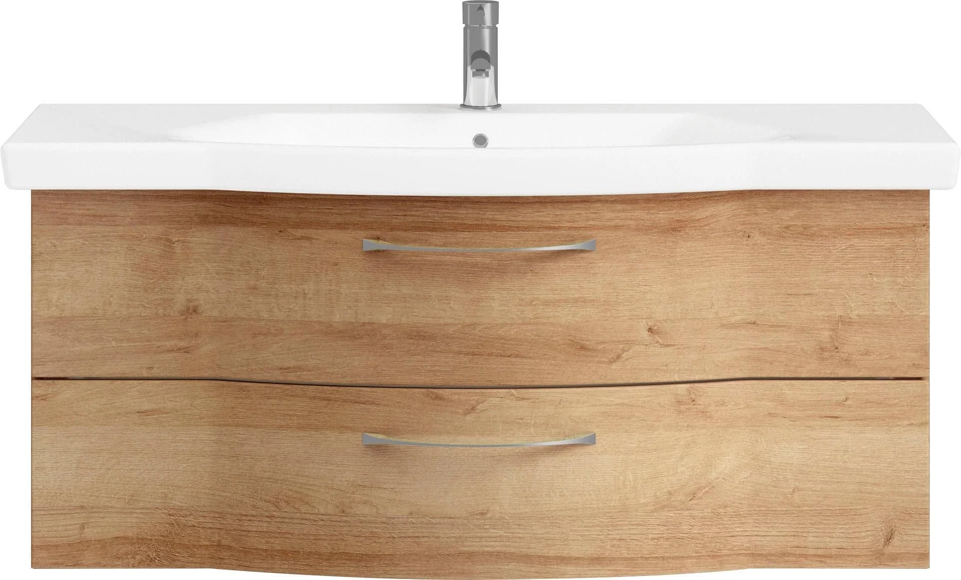Badmöbel-Set SAPHIR 6005 Sprint Keramik-Waschtisch mit Unterschrank 122 cm