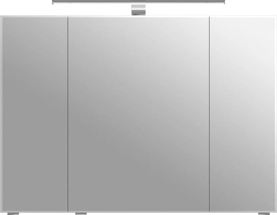 Spiegelschrank Saphir 6005 Sprint Badschrank 3 Spiegeltüren 6 Einlegeböden 98 cm