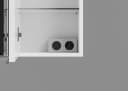 Spiegelschrank SAPHIR 6005 Sprint 3 Spiegeltüren Weiß Glanz LED Bild 5