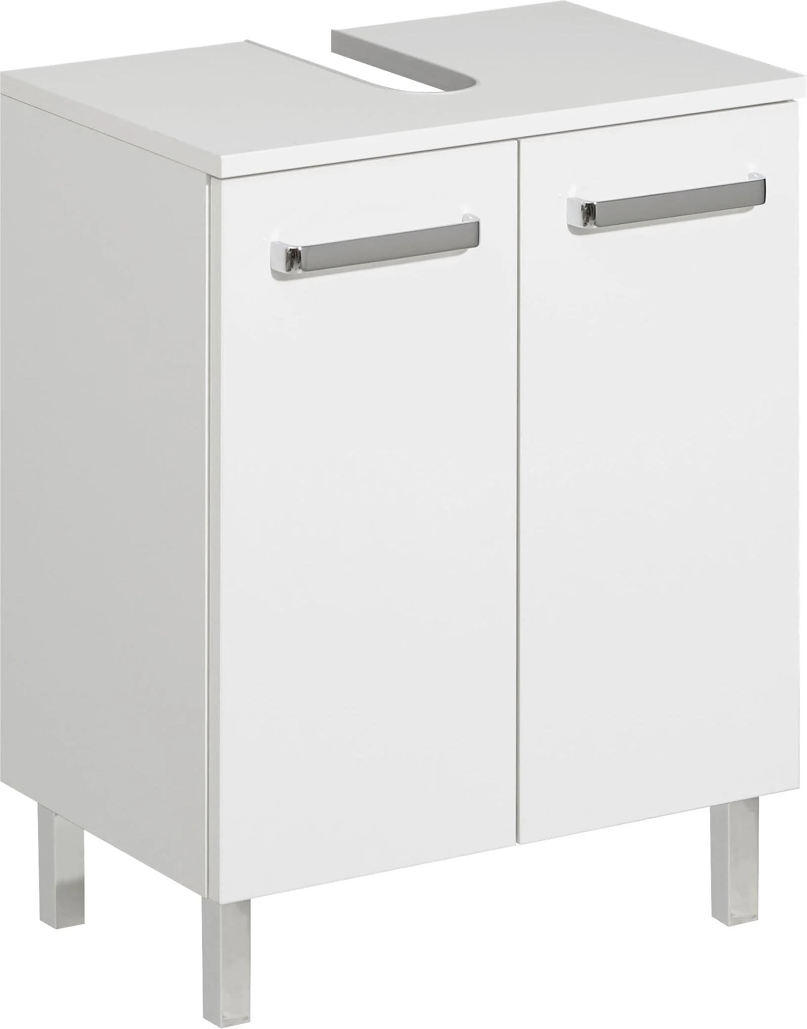 Waschbeckenunterschrank SAPHIR Quickset 2 Türen Weiß Glanz - Bild 4