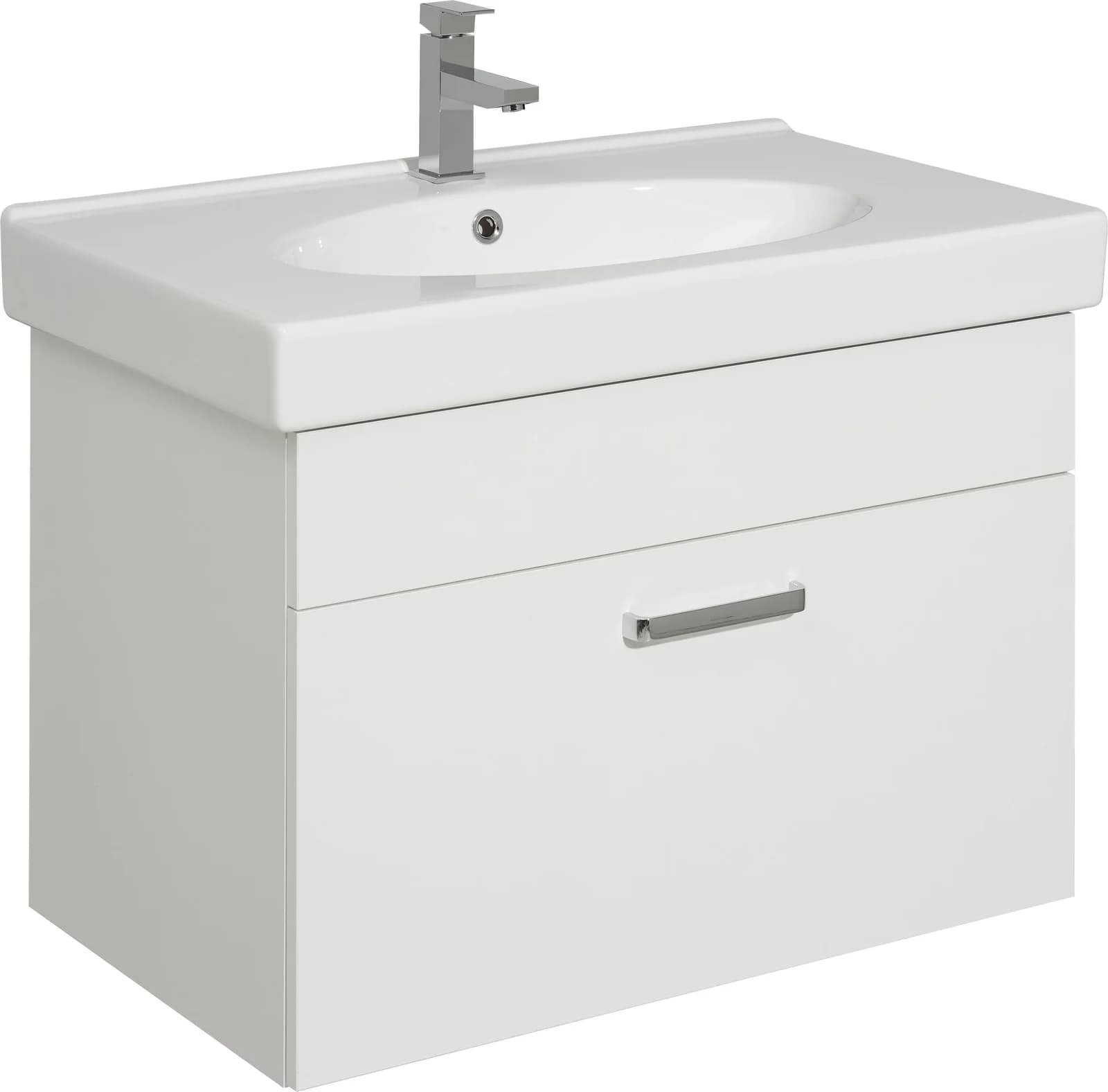 Waschtisch SAPHIR Quickset Keramikwaschtisch mit Unterschrank 80 cm