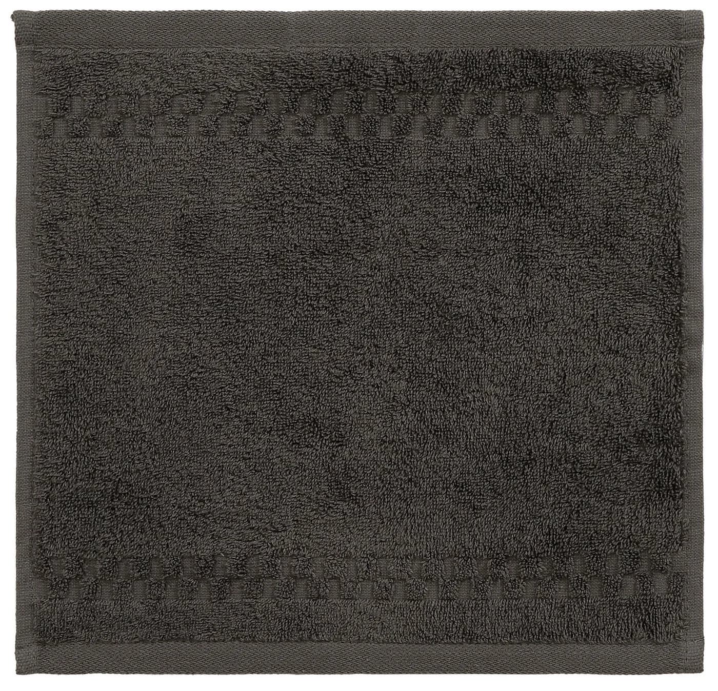 OTTO HOME Waschlappen Set 10-tlg. Anthrazit Frottier 30x30cm - Bild 4