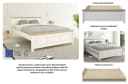 OTTO HOME ERIK Massivholzbett Landhausstil Weiß Kiefer Bild 3