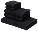 Kangaroos Handtuch Set Summer Schwarz 5-tlg. Frottier 100% Baumwolle Bild 2