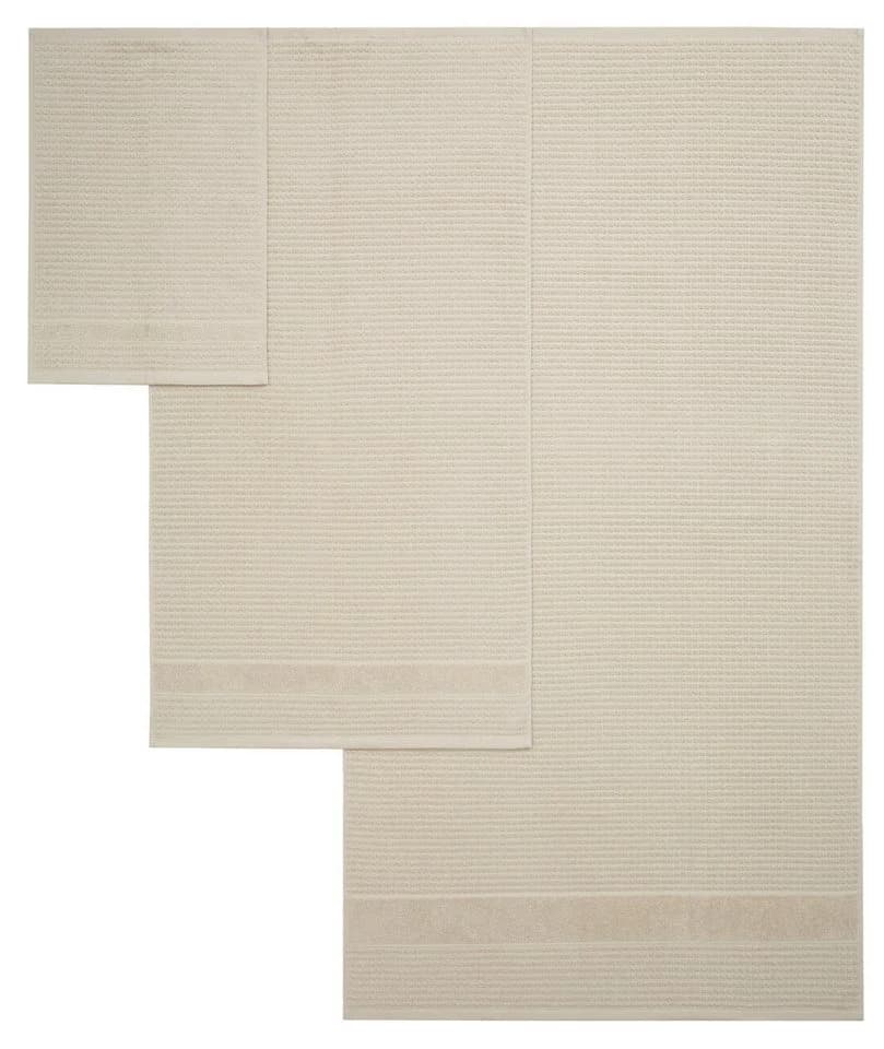 Kangaroos Handtuchset Summer 5-tlg. Creme 100% Baumwolle - Bild 3
