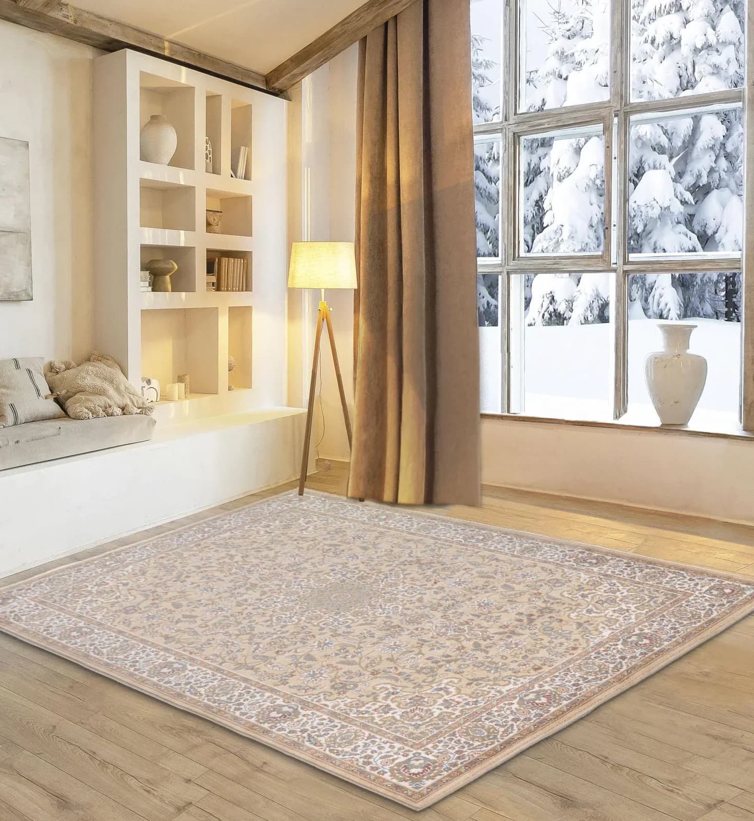 OTTO HOME Wollteppich Oriental D1 Grau Orientalisch