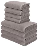 OTTO HOME Handtuch Set Merida 8-tlg. Hellgrau Frottier Baumwolle Bild 2