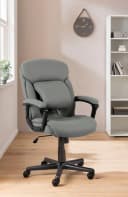Chefsessel OTTO HOME Julia Grau Taupe Kunstleder Ergonomisch Bild 1