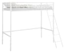 OTTO HOME Hochbett Hayo Weiß Metall mit Lattenrost Bild 1