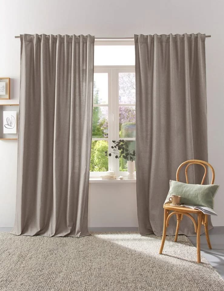 OTTO home Vorhang Elkær Beige Thermofunktion blickdicht Multifunktionsband - Bild 2