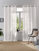 OTTO HOME Vorhang Linsdorf Wollweiß Polyester Ösenschal Bild 2