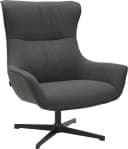 INOSIGN Ohrensessel FORNEY Grau 360° drehbar mit Metallgestell Bild 2