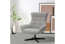 OTTO HOME Ohrensessel LEMOORE Hellgrau 360 Grad drehbar Bild 2