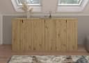 Home affaire Schuhkommode Trondheim 2 Türen Braun FSC Bild 1