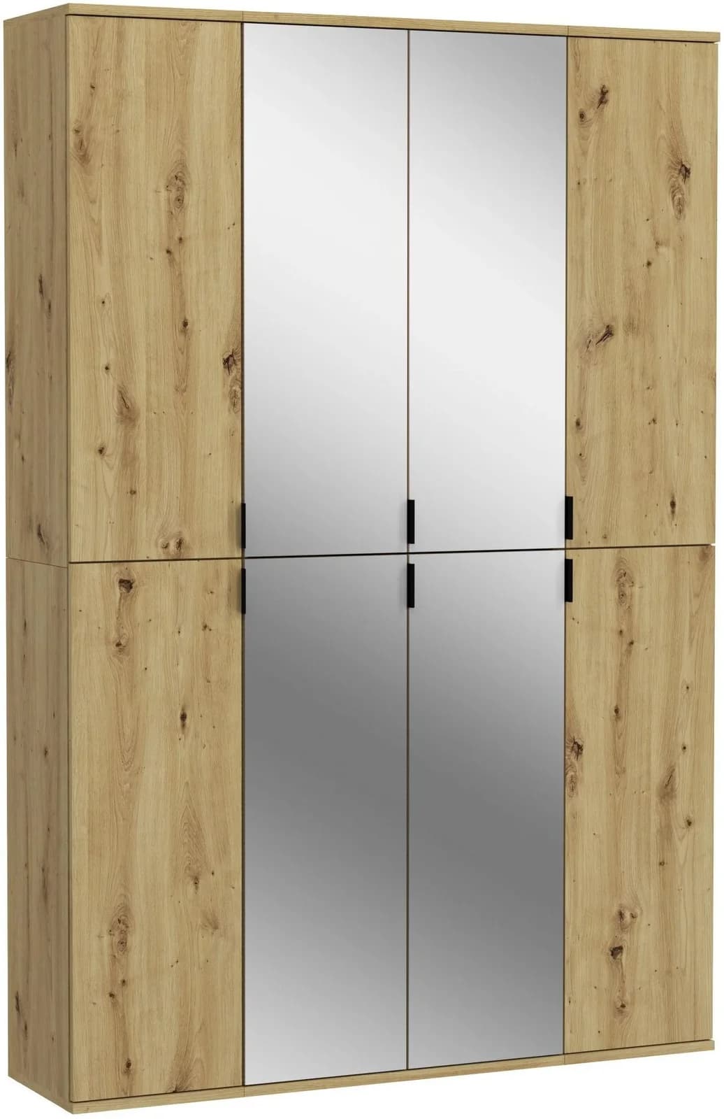 HOME AFFAIRE Garderoben-Set Trondheim 3-tlg. Beige Holzwerkstoff