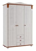 OTTO HOME Kleiderschrank Adele Weiß Massivholz Kiefer Bild 2
