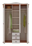 OTTO HOME Kleiderschrank Adele Weiß Massivholz Kiefer Bild 5