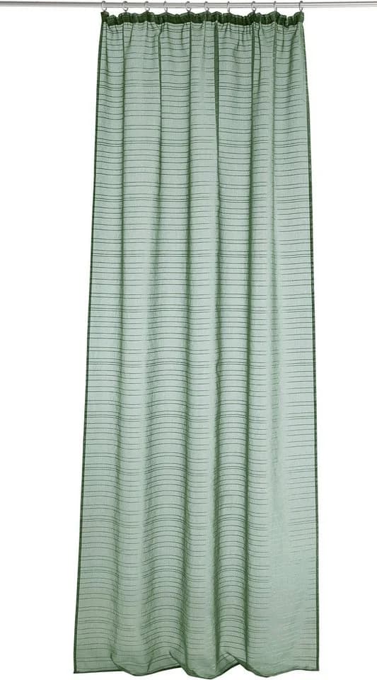 Bruno Banani Gardine Linus Olive Querstreifen Polyester