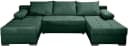 COLLECTION AB Wohnlandschaft Josy U-Form mit Bettfunktion & Bettkasten Bild 1