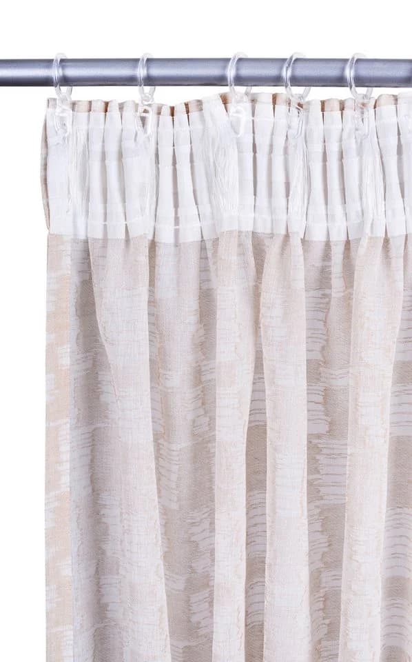 OTTO HOME Gardine Amani Beige Polyester Transparent - Bild 5